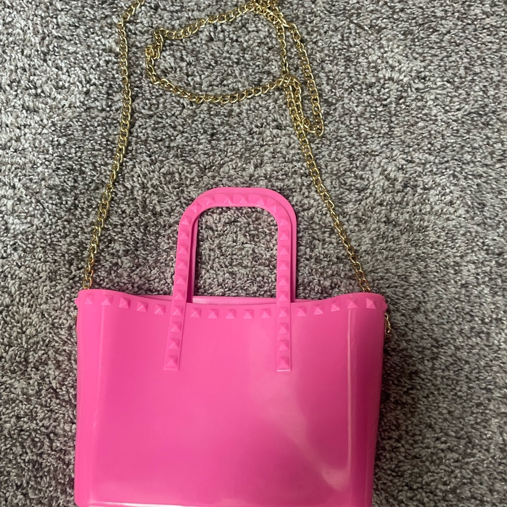 Pink Studded Women's Bag